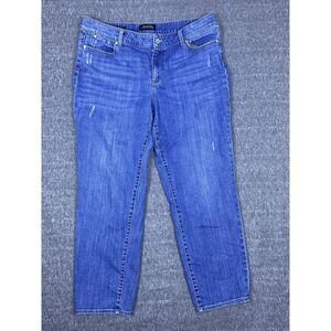 Talbots Flawless Five Pocket Boyfriend Jeans Mid Rise Size 6 Petite Medium Wash